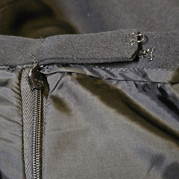 Clifford Michael Womens 100 Silk Maxi Skirt 16 Black Modest,Luxe - Picture 7 of 12